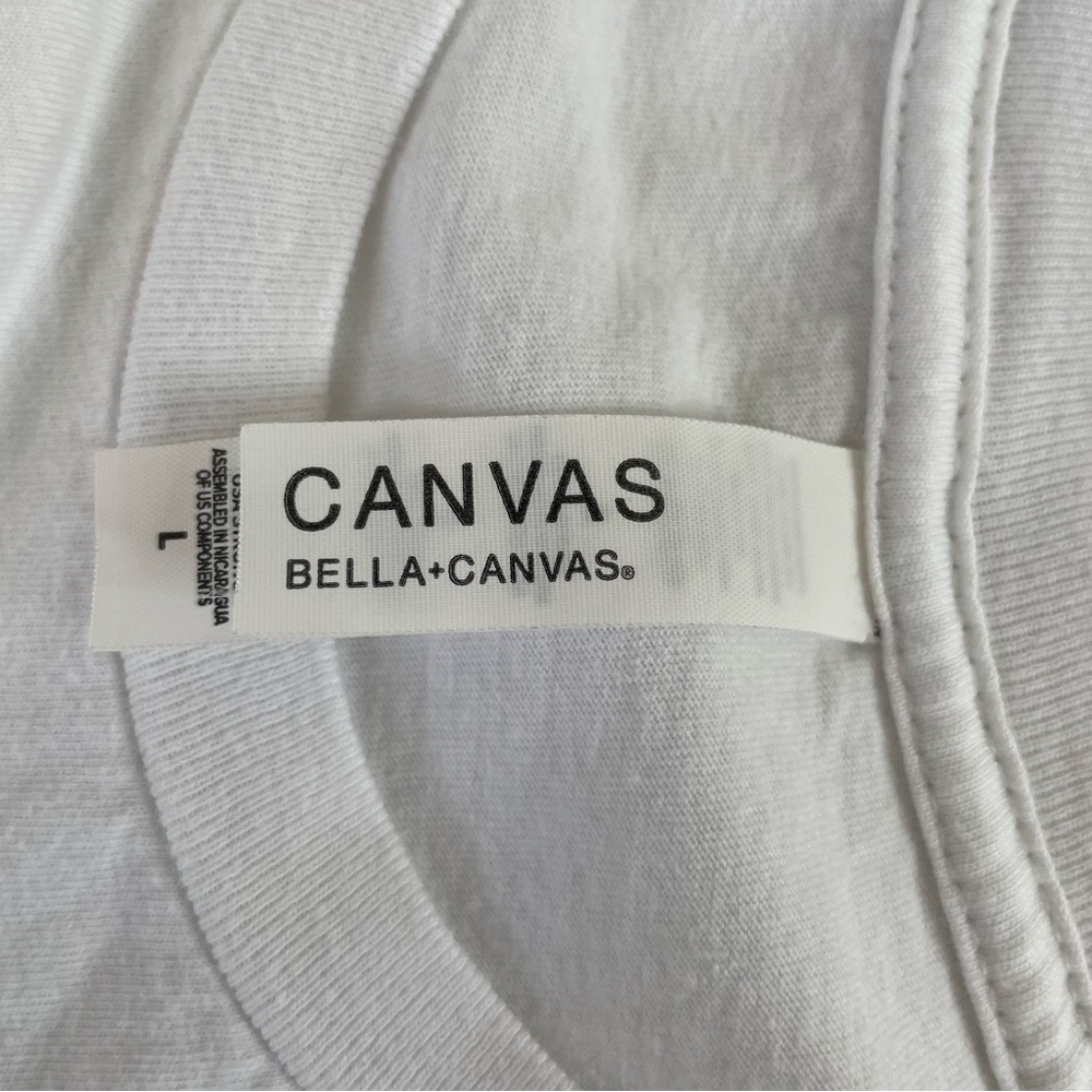 Final Markdown Bella Canvas White 'Bride' Short Sleeve Cropped Tee - Picture 4 of 6
